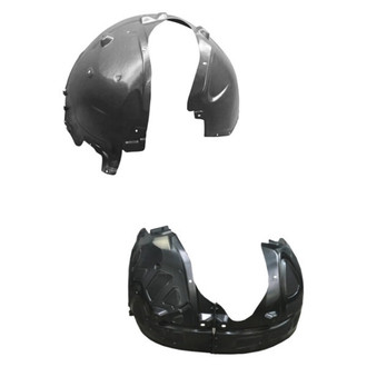 Alzare® - Front Driver and Passenger Side Fender Liner Set (CAPA Certified)