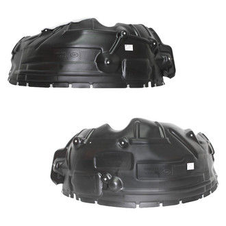 Alzare® - Front Driver and Passenger Side Fender Liner Rear Section Set (Standard Line)