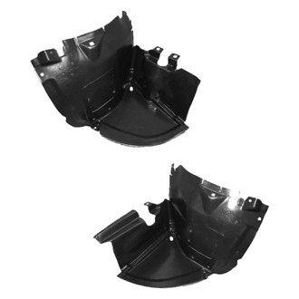 Alzare® - Front Driver and Passenger Side Fender Liner Front Section Set (Standard Line)