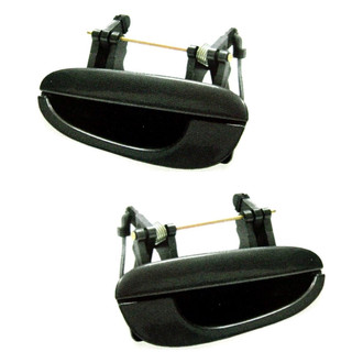 Alzare® - Rear Driver and Passenger Side Exterior Door Handle Set (Standard Line)