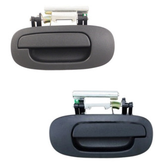 Alzare® - Rear Driver and Passenger Side Exterior Door Handle Set (Standard Line)