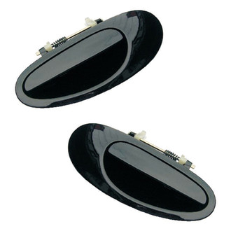 Alzare® - Rear Driver and Passenger Side Exterior Door Handle Set (Standard Line)