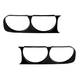 Alzare® - Driver and Passenger Side Headlight Bezel Set (Standard Line)