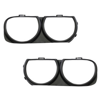 Alzare® - Driver and Passenger Side Headlight Bezel Set (Standard Line)