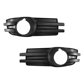 Alzare® - Front Lower Driver and Passenger Side Fog Light Bezel Set (Standard Line)