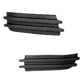 Alzare® - Front Lower Driver and Passenger Side Fog Light Cover Set (Standard Line)