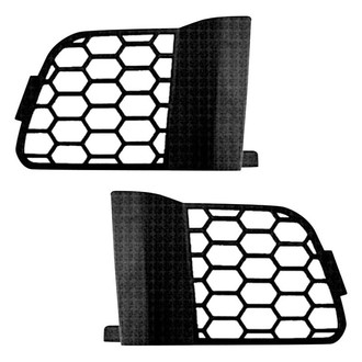 Alzare® - Front Driver and Passenger Side Fog Light Cover Set (Standard Line)