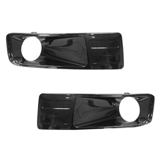 Alzare® - Front Driver and Passenger Side Fog Light Bezel Set (Standard Line)