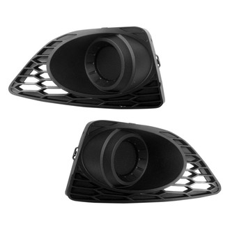 Alzare® - Front Driver and Passenger Side Fog Light Cover Set (Standard Line)