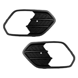 Alzare® - Front Outer Driver and Passenger Side Fog Light Bezel Set (Standard Line)
