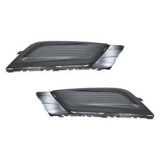 Alzare® - Front Driver and Passenger Side Fog Light Cover Set (Standard Line)