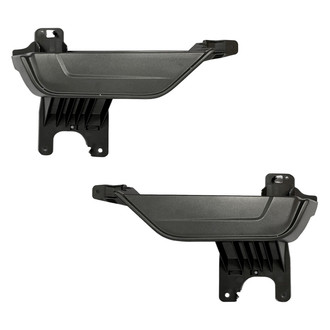 Alzare® - Front Driver and Passenger Side Fog Light Trim Set (CAPA Certified)