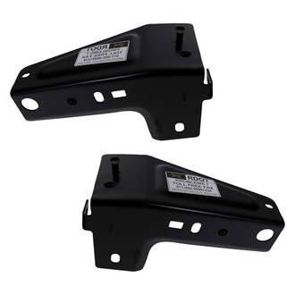 Alzare® - Front Upper Driver and Passenger Side Bumper Cover Support Set (Standard Line)