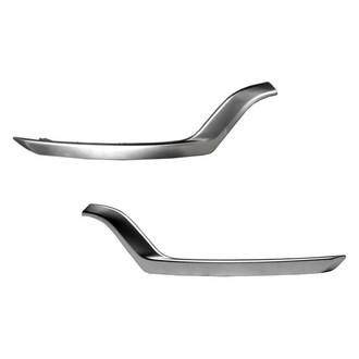 Alzare® - Front Driver and Passenger Side Bumper Cover Molding Set (Standard Line)