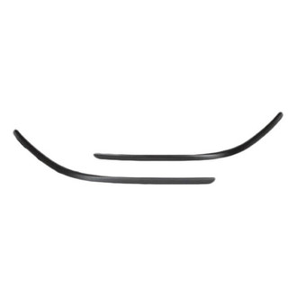 Alzare® - Front Driver and Passenger Side Bumper Impact Strip Set (Standard Line)
