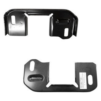 Alzare® - Front Driver and Passenger Side Bumper Bracket Set (CAPA Certified)