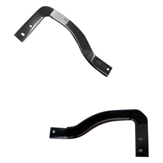 Alzare® - Front Outer Driver and Passenger Side Bumper Mounting Brace Set (Standard Line)