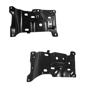Alzare® - Front Driver and Passenger Side Bumper Mounting Plate Set (Standard Line)