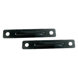 Alzare® - Rear Outer Driver and Passenger Side Bumper Bracket Set (CAPA Certified)