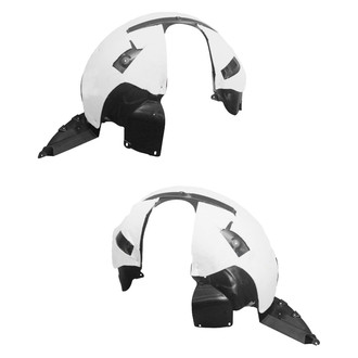 Alzare® - Front Driver and Passenger Side Fender Liner Set (CAPA Certified)
