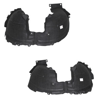Alzare® - Front Driver and Passenger Side Fender Liner Set (CAPA Certified)
