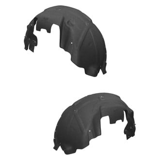 Alzare® - Front Driver and Passenger Side Fender Liner Set (CAPA Certified)