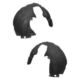 Alzare® - Front Driver and Passenger Side Fender Liner Set (CAPA Certified)