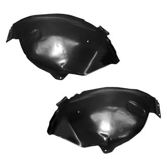 Alzare® - Front Rearward Driver and Passenger Side Fender Liner Rear Section Set (Standard Line)