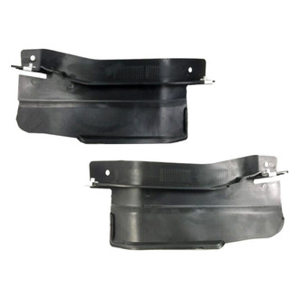 Alzare® - Front Driver and Passenger Side Fender Liner Front Section Set (CAPA Certified)