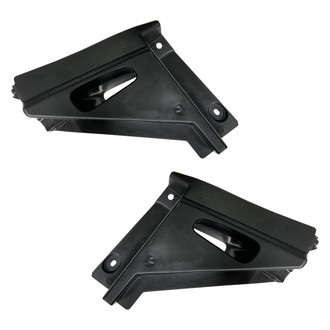 Alzare® - Front Driver and Passenger Side Fender Splash Shield Set (Standard Line)