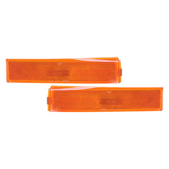 Alzare® - Driver Side Replacement Side Marker Light Set (Standard Line)