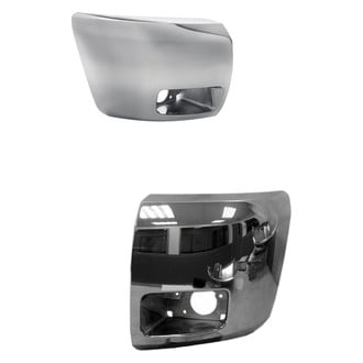 Alzare® - Front Outer Driver and Passenger Side Bumper End Set (Standard Line)