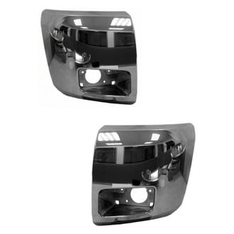 Alzare® - Front Outer Driver and Passenger Side Bumper End Set (CAPA Certified)