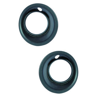 Alzare® - Front Driver and Passenger Side Fog Light Bezel Set (Standard Line)