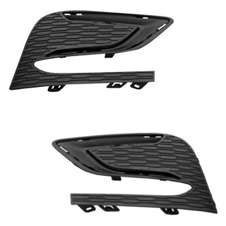Alzare® - Front Outer Driver and Passenger Side Bumper Grille Set (Standard Line)