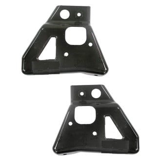 Alzare® - Front Outer Driver and Passenger Side Bumper Support Bracket Set (CAPA Certified)