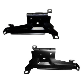 Alzare® - Front Outer Driver and Passenger Side Bumper Bracket Set (Standard Line)