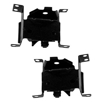 Alzare® - Front Inner Driver and Passenger Side Bumper Bracket Set (CAPA Certified)
