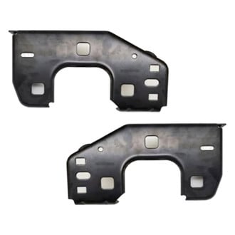 Alzare® - Front Inner Driver and Passenger Side Bumper Mounting Bracket Set (CAPA Certified)