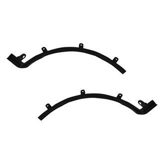Alzare® - Front Upper Outer Driver and Passenger Side Bumper Filler Set (Standard Line)