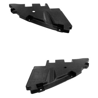 Alzare® - Front Driver and Passenger Side Bumper Filler Set (CAPA Certified)