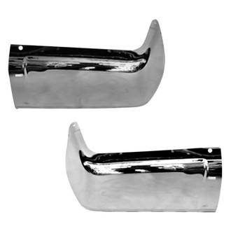 Alzare® - Rear Outer Driver and Passenger Side Bumper End Set (Standard Line)
