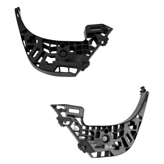 Alzare® - Rear Driver and Passenger Side Bumper Step Pad Insert Set (CAPA Certified)