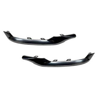 Alzare® - Rear Driver and Passenger Side Bumper Cover Molding Set (Standard Line)