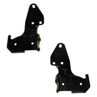 Alzare® - Rear Driver and Passenger Side Bumper Bracket Set (Standard Line)