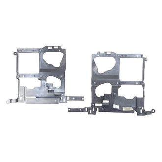 Alzare® - Driver and Passenger Side Headlight Support Set (CAPA Certified)