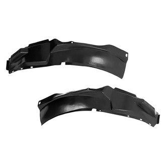 Alzare® - Front Rearward Driver and Passenger Side Fender Liner Rear Section Set (Standard Line)