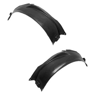 Alzare® - Front Rearward Driver and Passenger Side Fender Liner Rear Section Set (Standard Line)