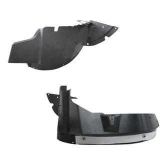 Alzare® - Front Driver and Passenger Side Fender Liner Set (CAPA Certified)