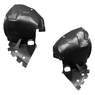Alzare® - Front Driver and Passenger Side Fender Liner Front Section Set (Standard Line)